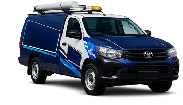 Service van parked on a Woollahra street