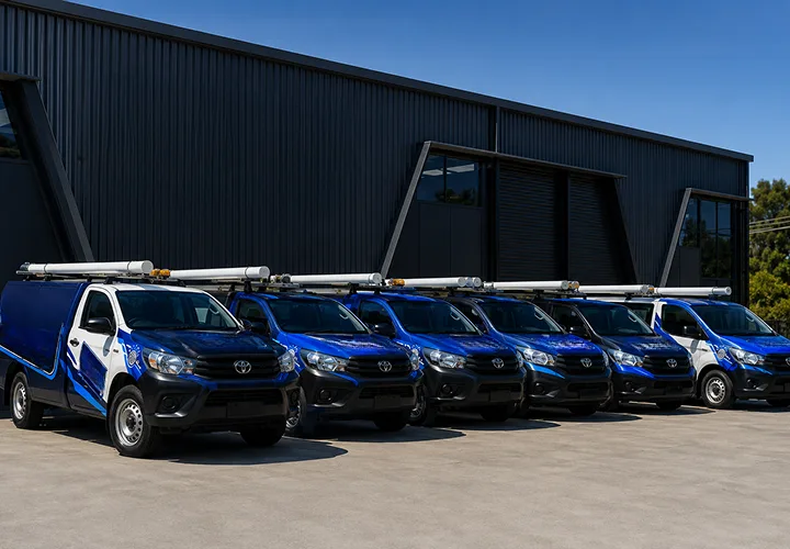 Service vans ready for Woollahra callouts