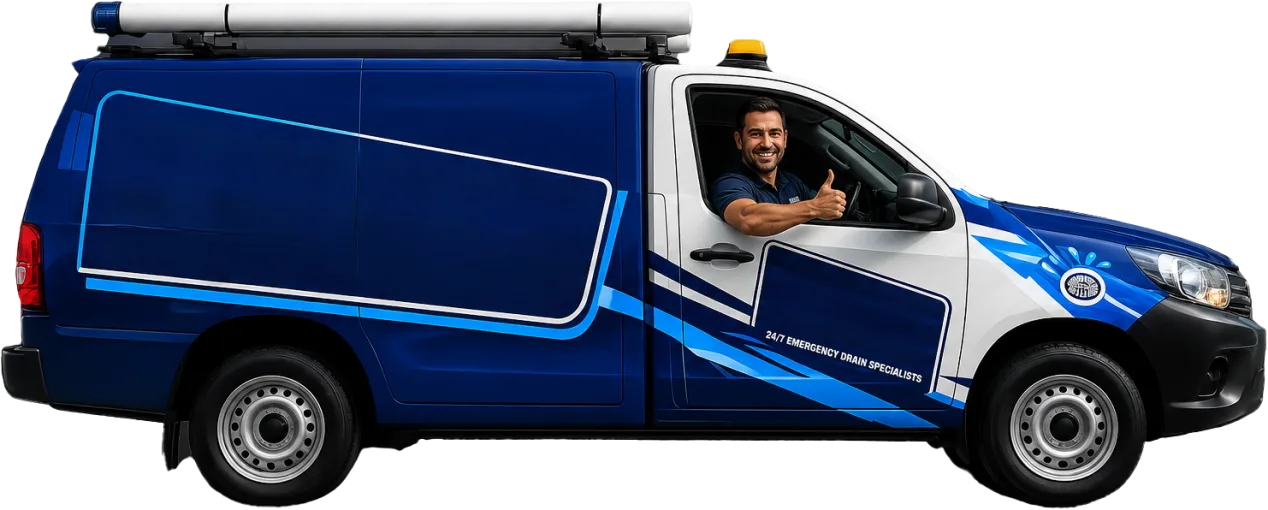 Service van parked on a Woollahra street